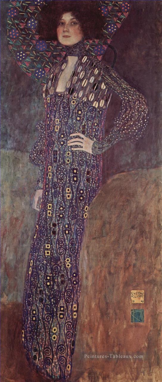 Portrait d’Emilie Floge 2 Gustav Klimt Peintures à l'huile